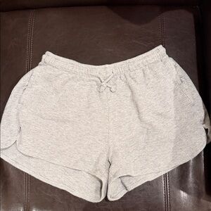 Brandy Melville Light Gray summer thermal shorts
